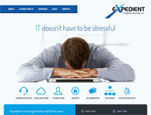 Tablet Screenshot of expedienttechnology.com